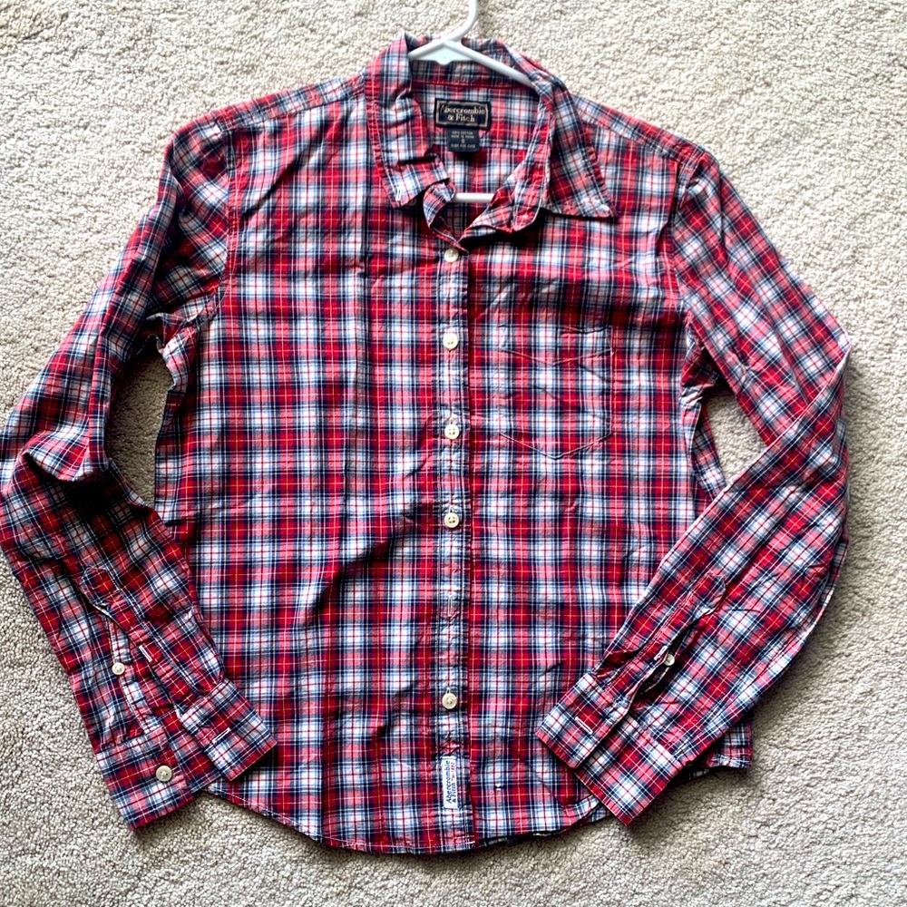 Abercrombie & Fitch | plaid button down | Size small